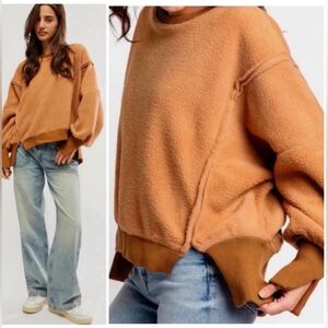 NWT | Free People Cozy Camden Sweatshirt Pullover